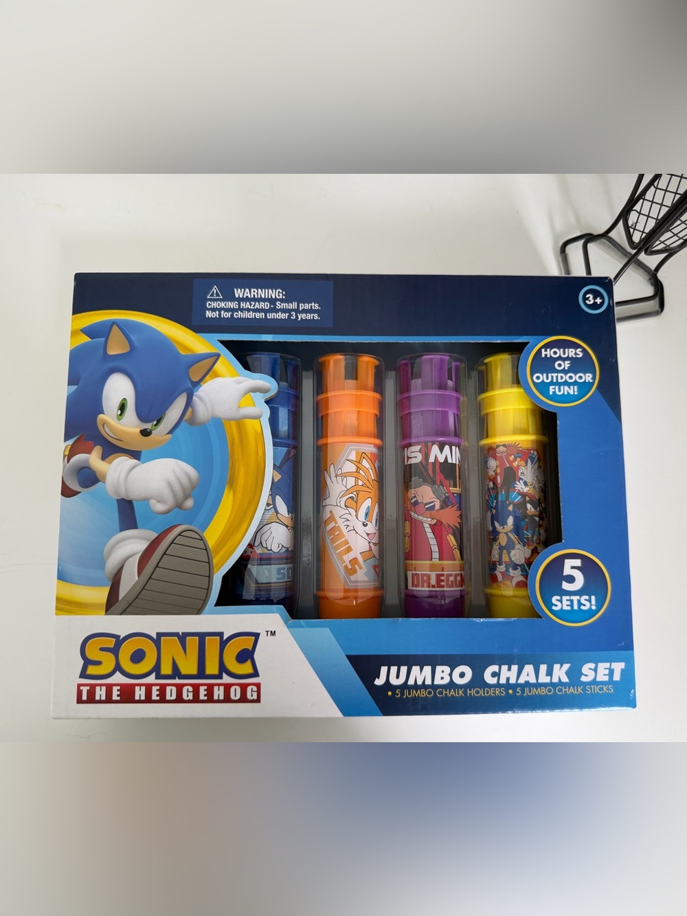 Sonic the Hedgehog Jumbo Chalk Holders - Blue, Orange, Purple, Yellow, Red
